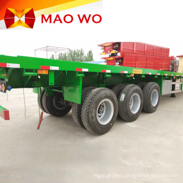 New Price 4 Axle 12m Flatbed Semi Trailer